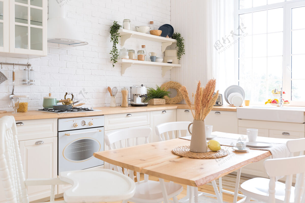 厨房可爱温馨的厨房轻内饰设计室内设计房间装饰