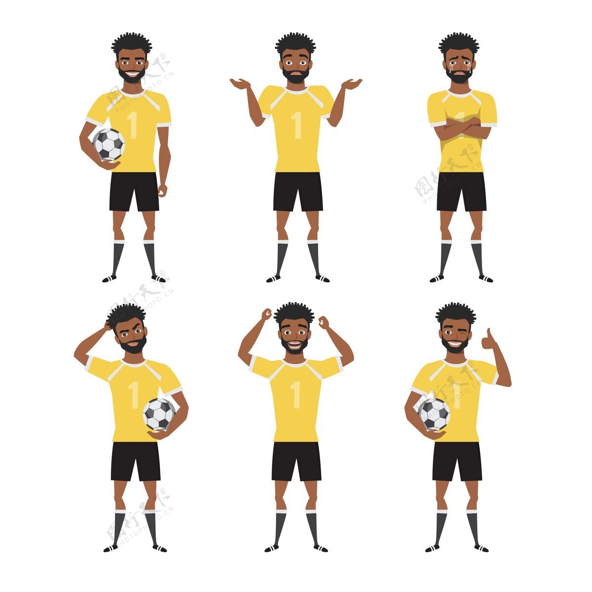 脸美国黑人足球运动员男性情绪足球