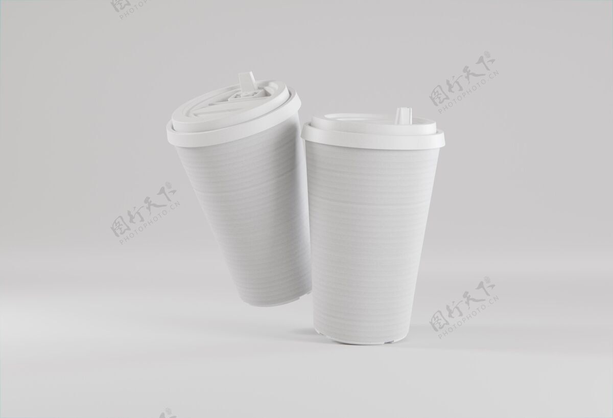 咖啡咖啡品牌与杯悬浮安排品牌纸张