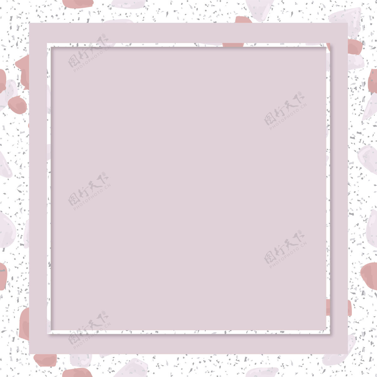 瓷砖粉色水磨石框架粉彩彩色水磨石