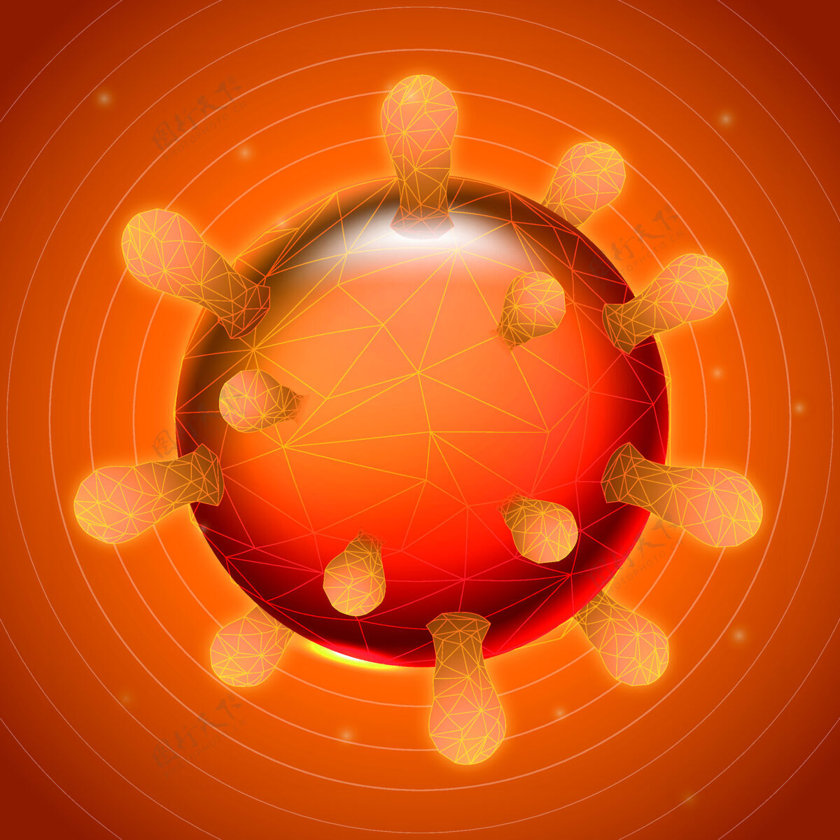 疾病橙色冠状病毒细胞细胞卫生免疫