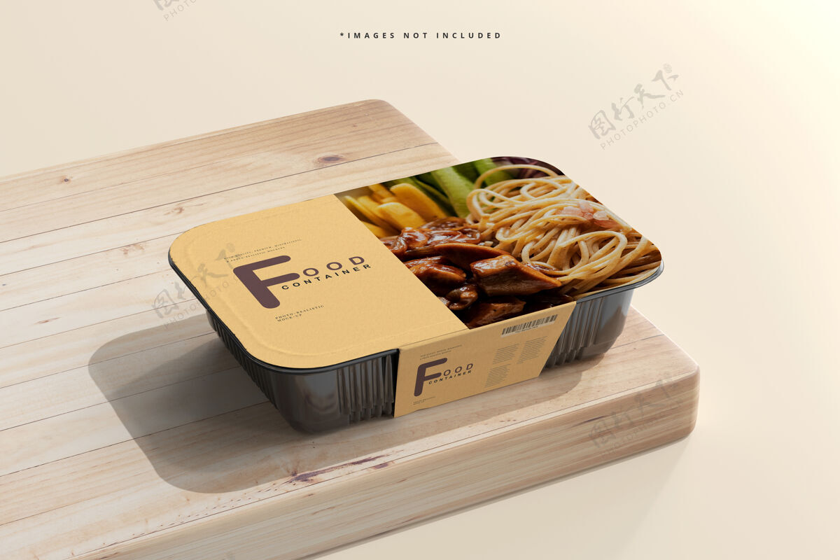 膳食大尺寸食品容器模型品牌中国食品食品