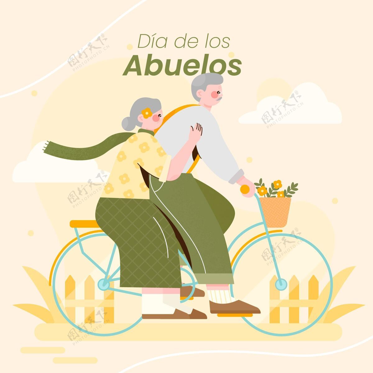 祖父母Diadelosabuelos插图庆祝活动祖母迪亚德洛斯阿布埃洛斯
