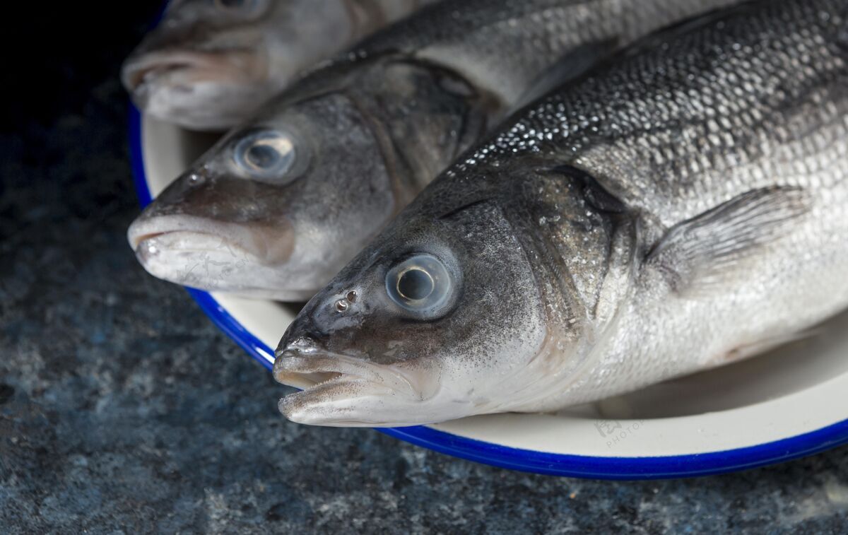 鱼生鱼配菜食品厨房成分