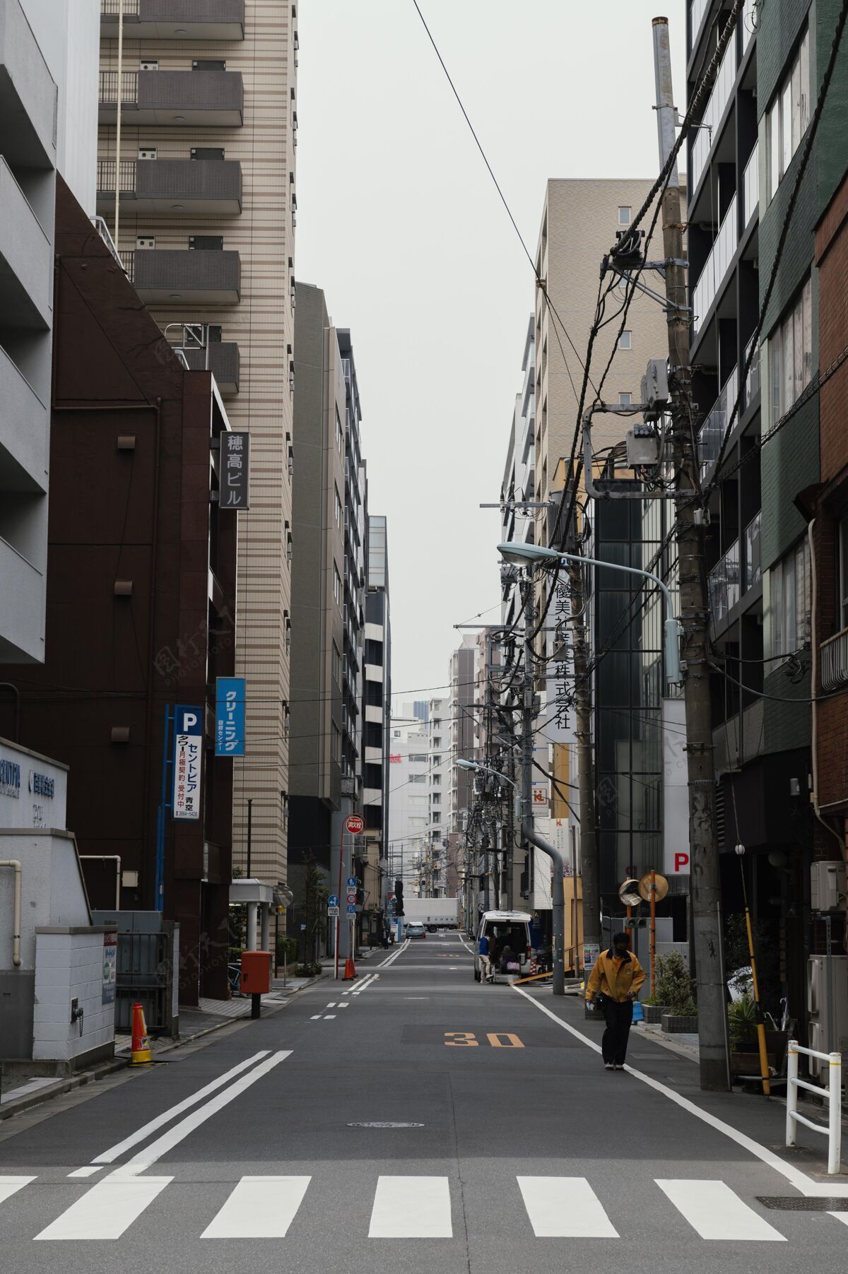建筑美丽的日本城市透视建筑城市