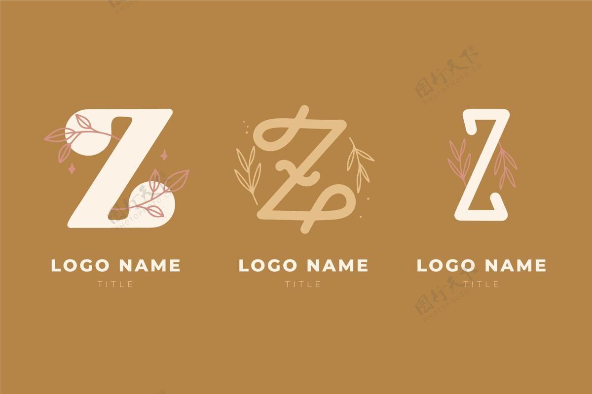 公司标识手绘#z字母标志系列企业标识品牌企业