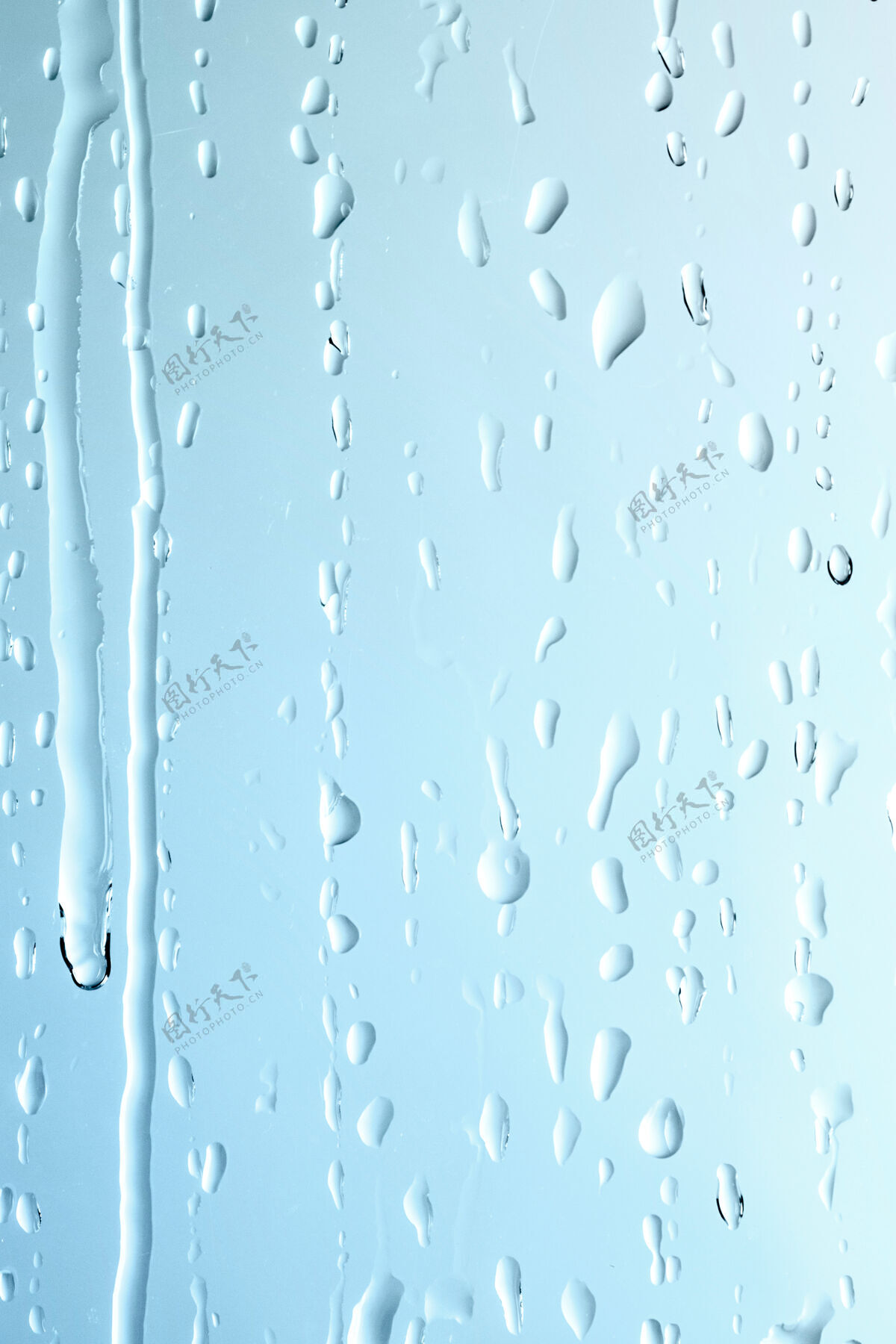 湿雨滴图案抽象背景窗户雨清晰