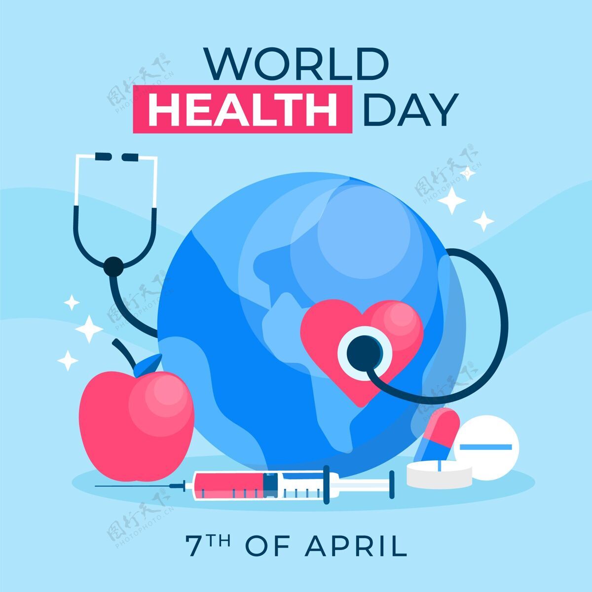 医疗保健世界卫生日插图健康世界卫生日国际