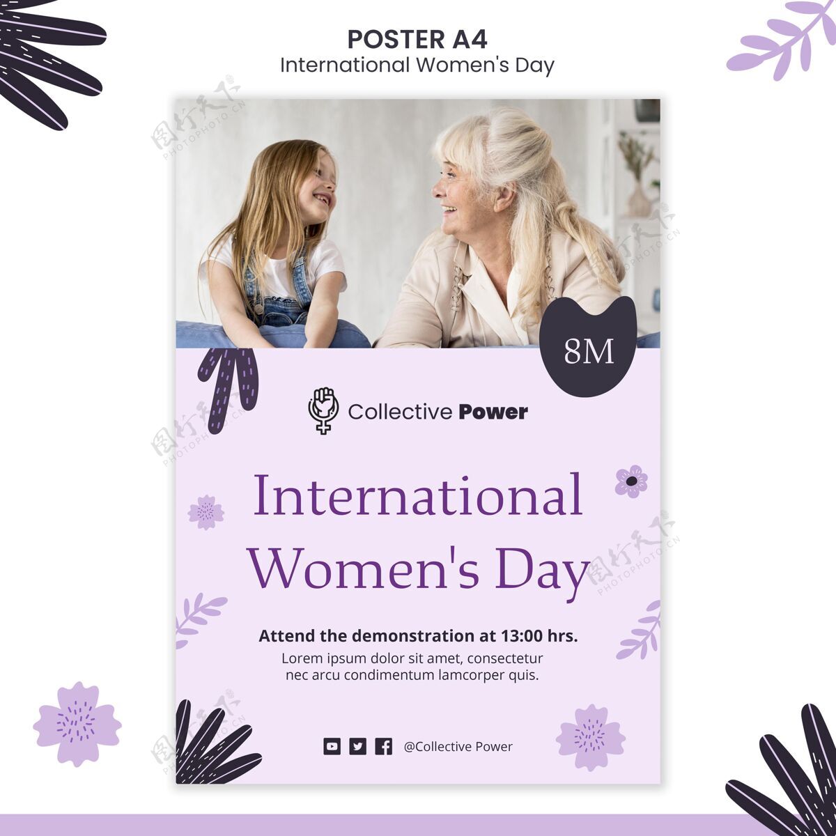 妇女节国际妇女节海报模板国际海报