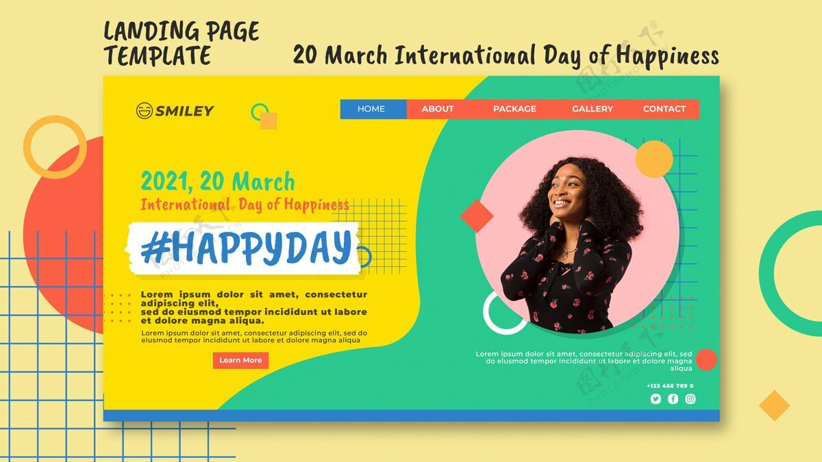 全球国际幸福日登陆页快乐登陆页国际快乐日