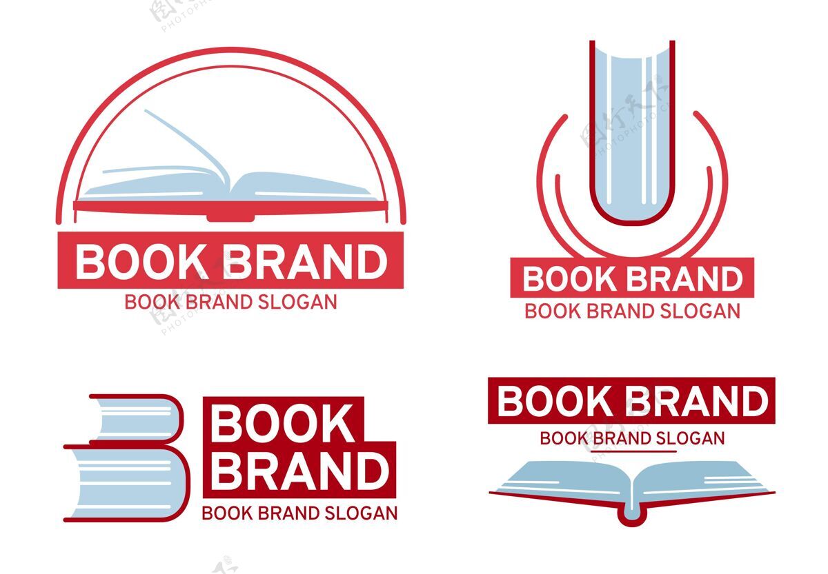 商标模板平面设计书标志收集包装品牌套装