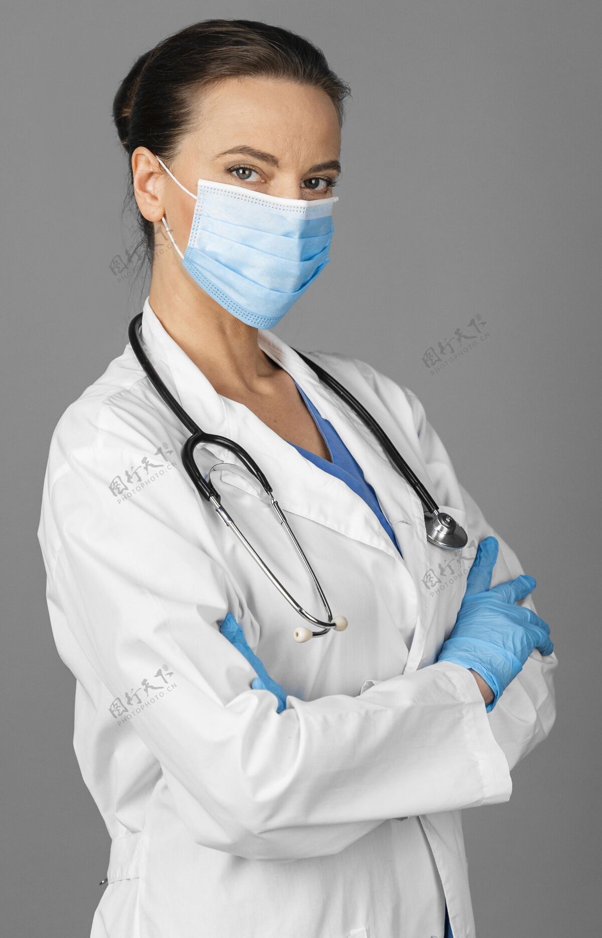 健康医院女医生戴口罩女人女人工具