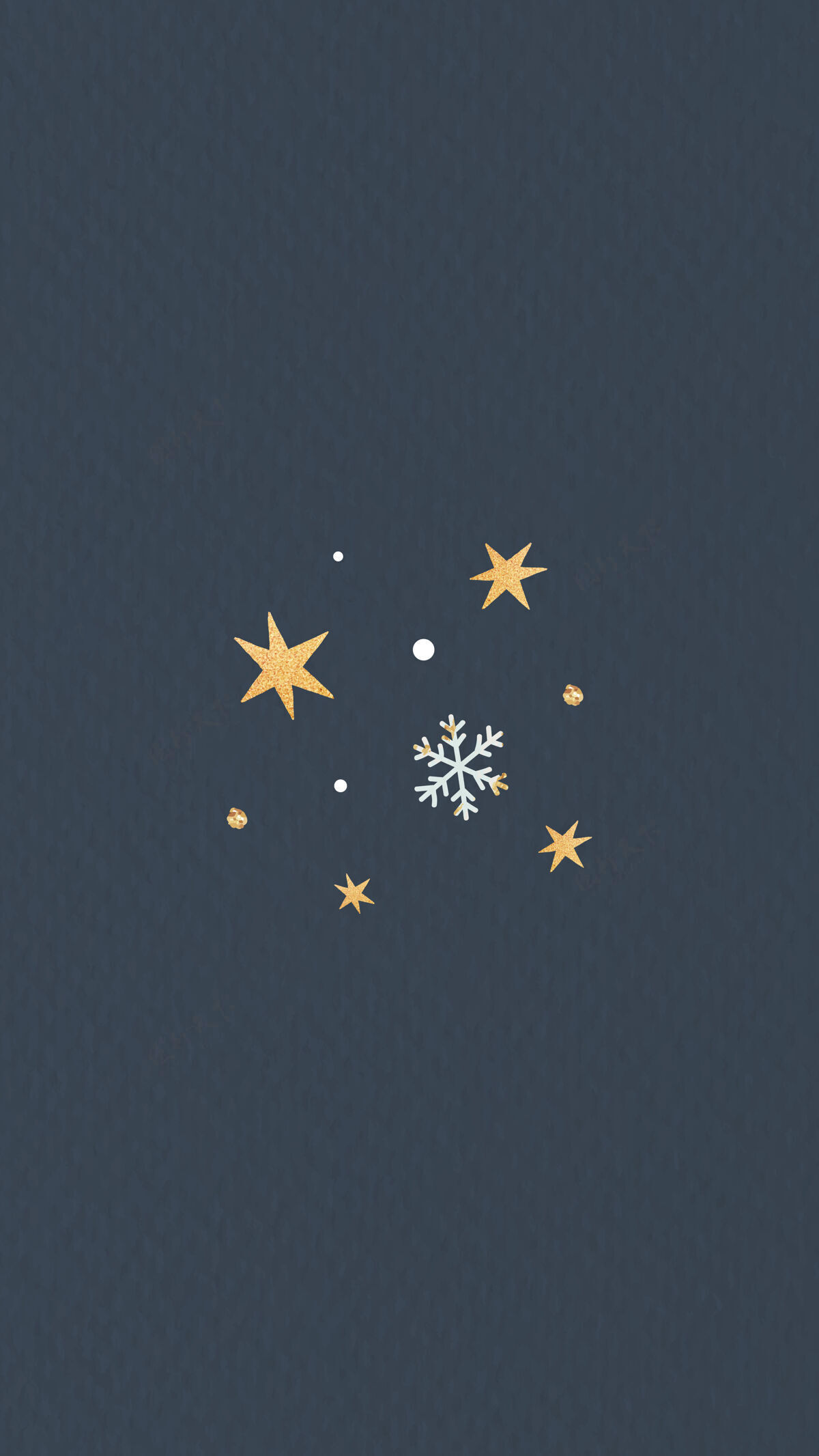 美学金色的星星和雪花雪花庆典传统