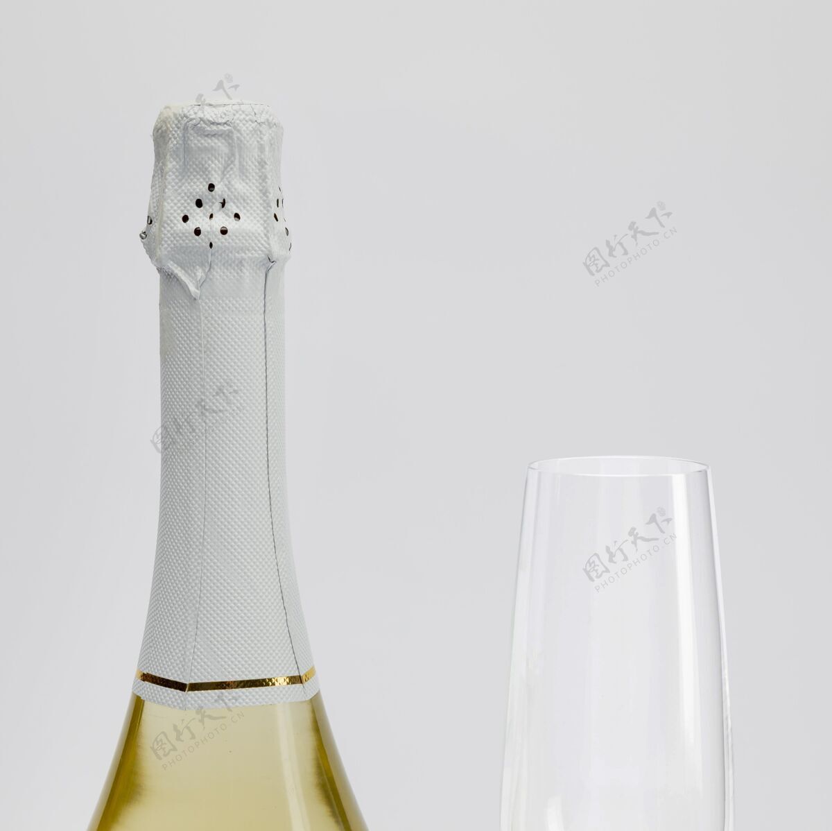 快乐带模型的香槟瓶饮料模型酒精
